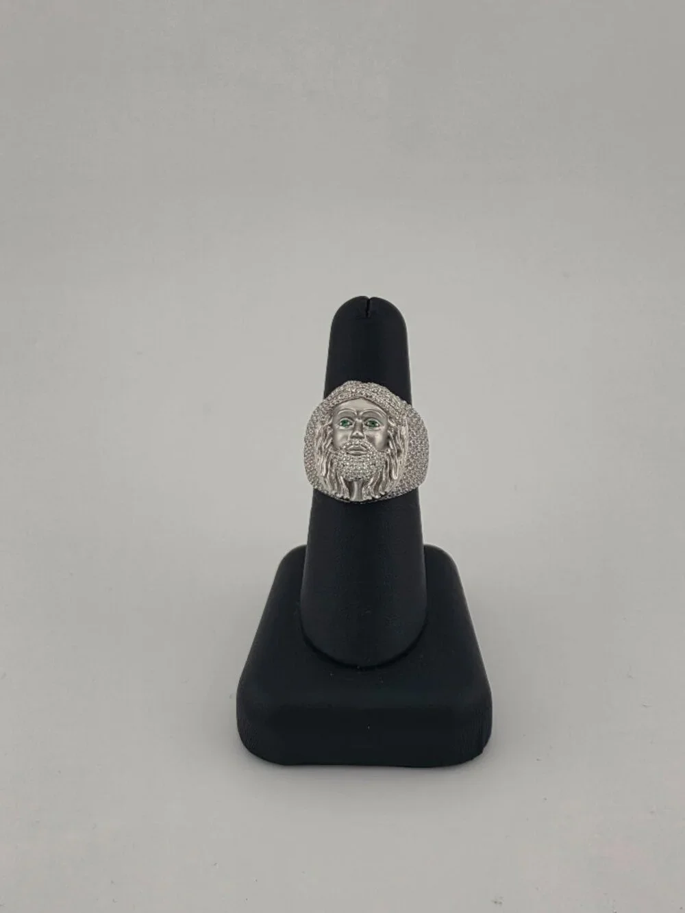 Brand New Sterling Silver 925 Jesus Face Ring